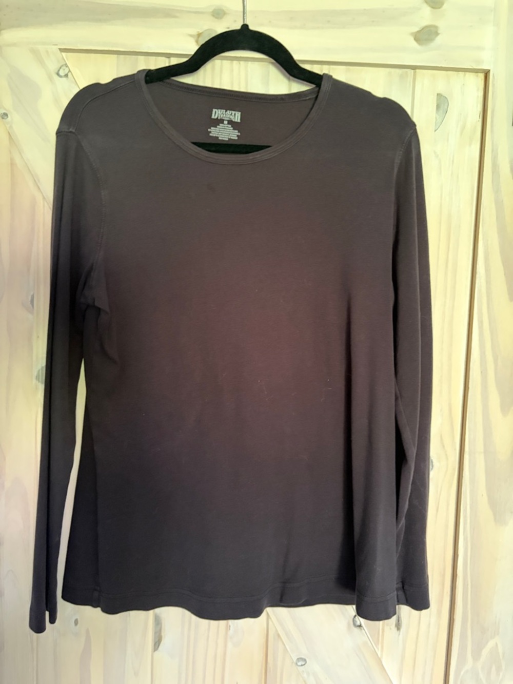 Duluth Trading Co Brown Long Sleeve Tee